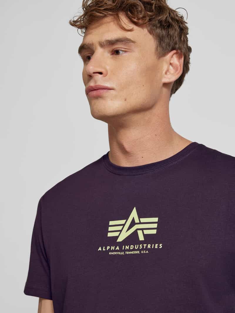 alpha industries T-shirt met labelprint