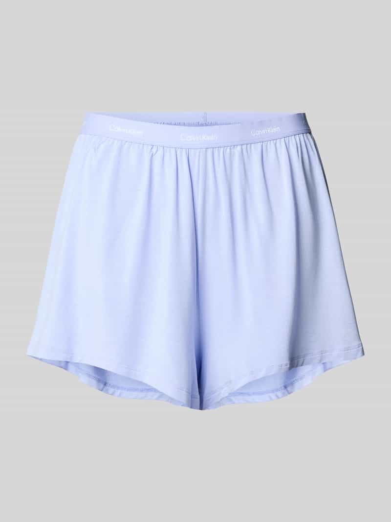 Calvin Klein Underwear Regular fit korte pyjamabroek met elastische band met label