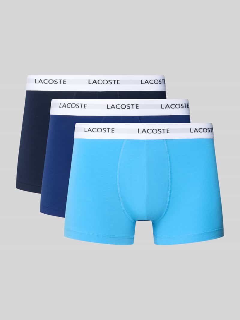 Lacoste Trunk aus Baumwoll-Mix im 3er-Pack in Blau, Größe XL 2101003XL