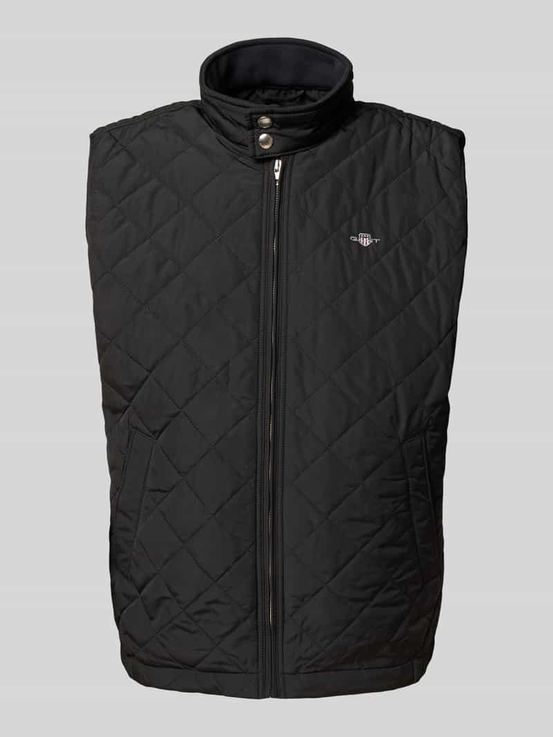 Gant Bodywarmer QUILTED WINDCHEATER VEST met wattering van gerecycled polyester