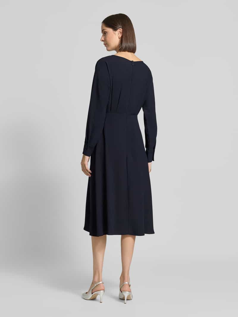 Christian Berg Woman Selection Midi-jurk met ronde hals