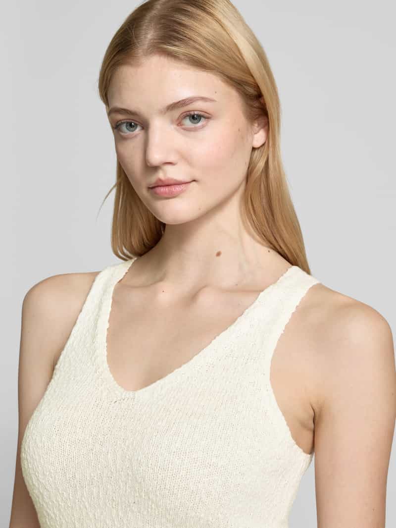 Marc O'Polo DENIM Tanktop in gebreide look