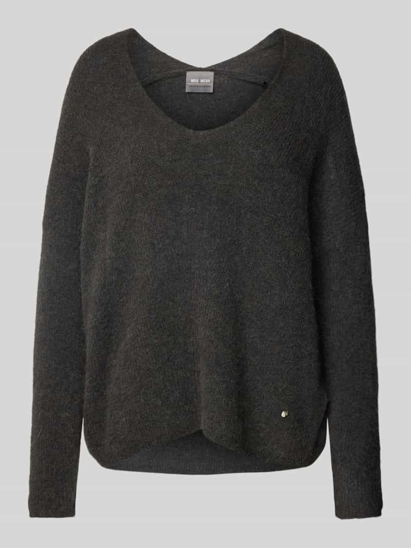 MOS MOSH Gebreide pullover met V-hals, model 'THORA'