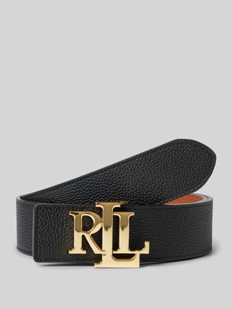 Lauren Ralph Lauren Leren riem met pinsluiting