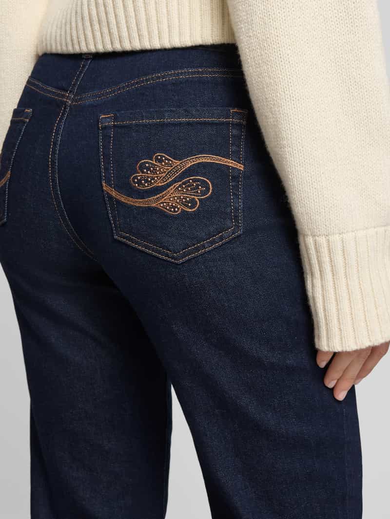 Marc Cain Relaxed fit jeans met stitchings