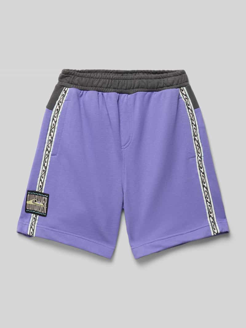 Quiksilver Sweatshorts met elastische band model 'GLOBAL HEAT'