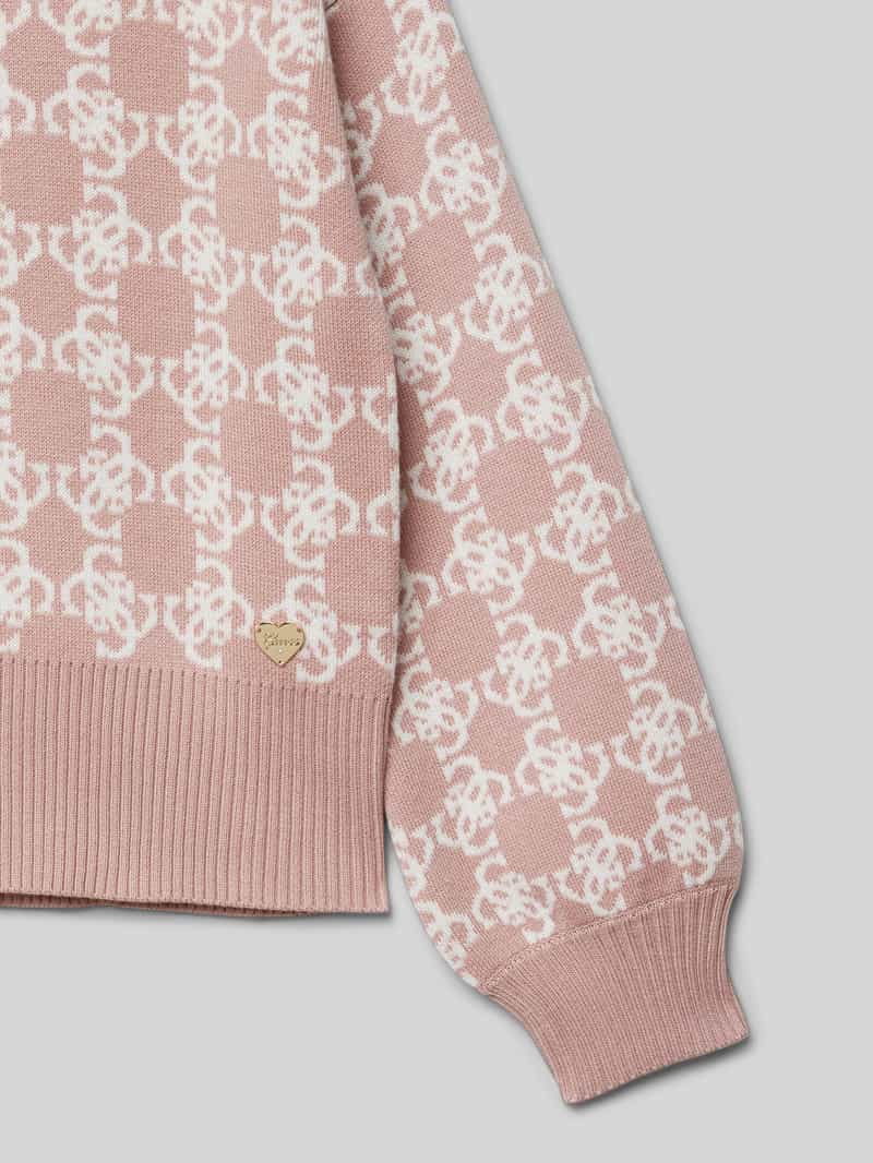 Guess Gebreide pullover met ribboorden