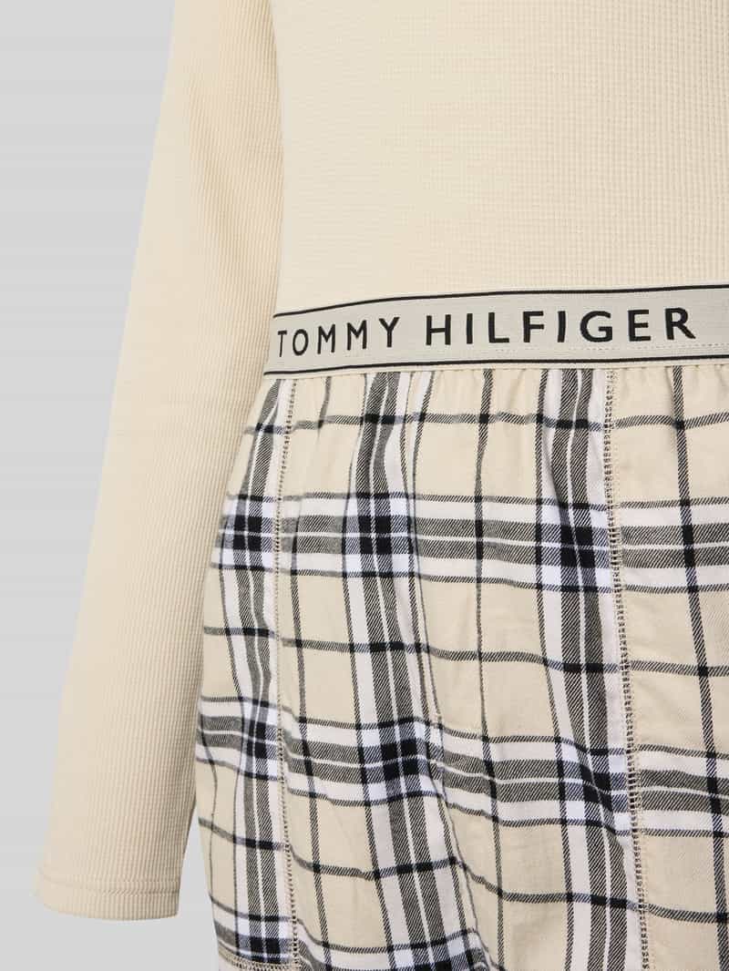 Tommy Hilfiger Regular fit pyjama van katoenmix