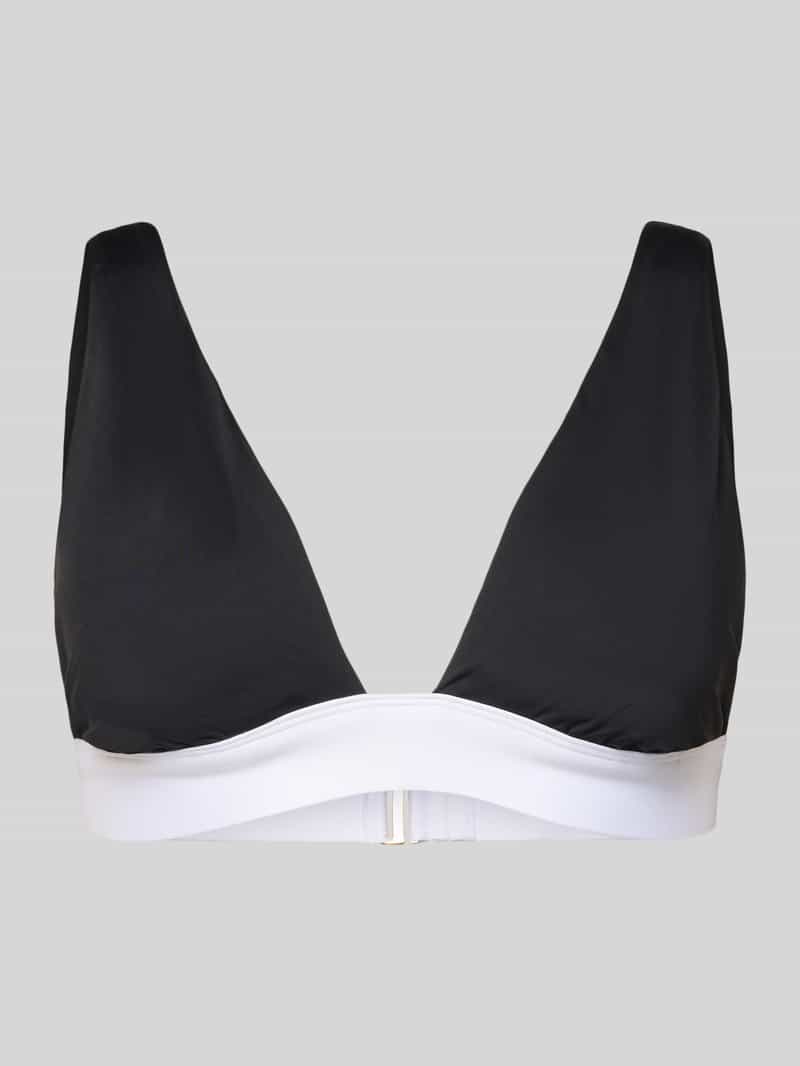 Bikini-bovendeel met Contrastband