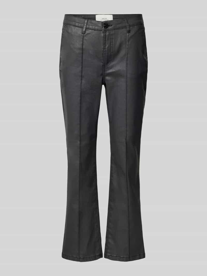 Opus Flared jeans met Franse steekzakken model 'Ebbi'