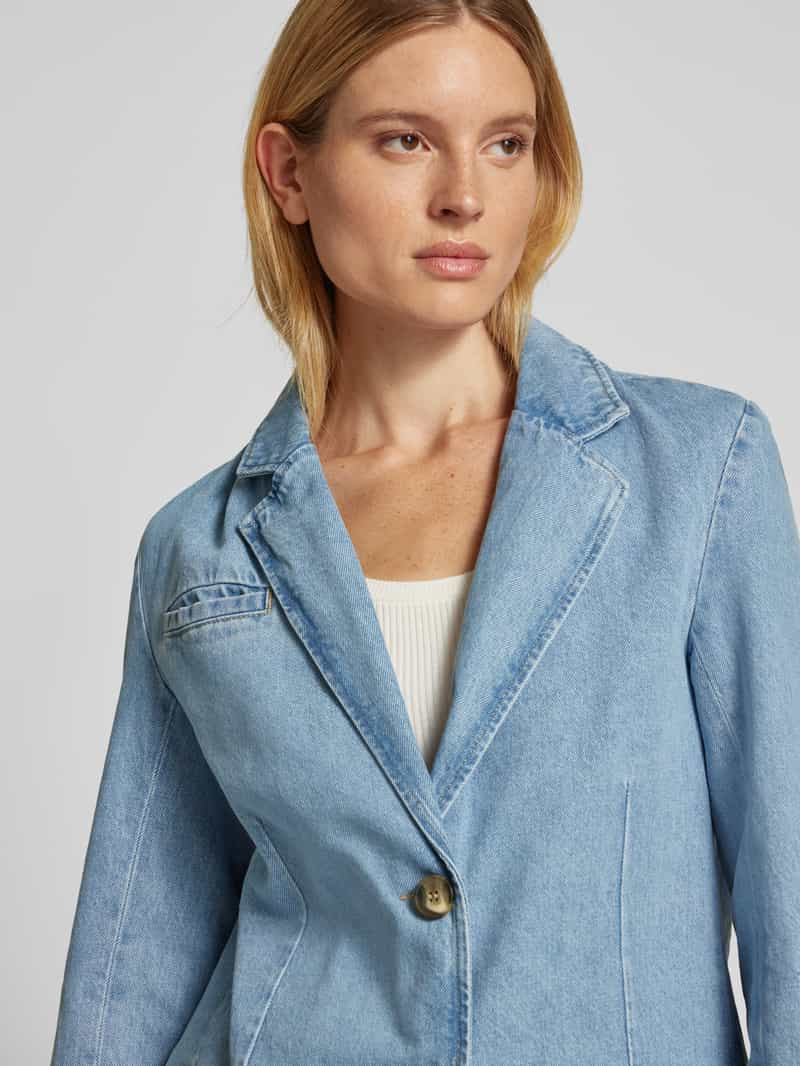 My Essential Wardrobe Jeansblazer met klepzakken model 'Jayda'