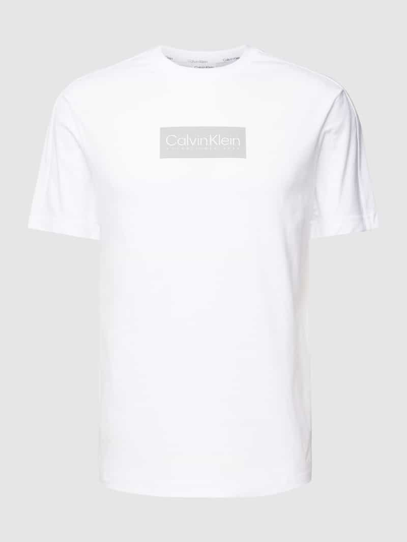 CK Calvin Klein T-shirt met labeldetail