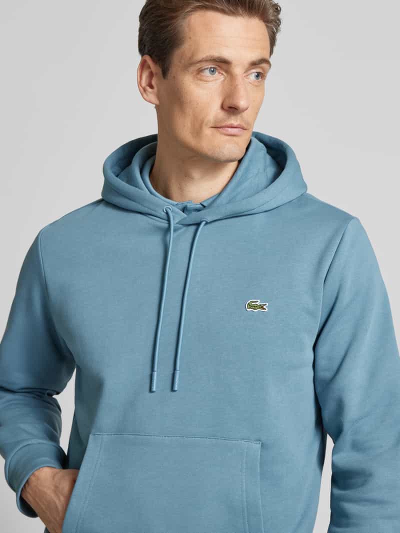 Lacoste Hoodie met labelbadge