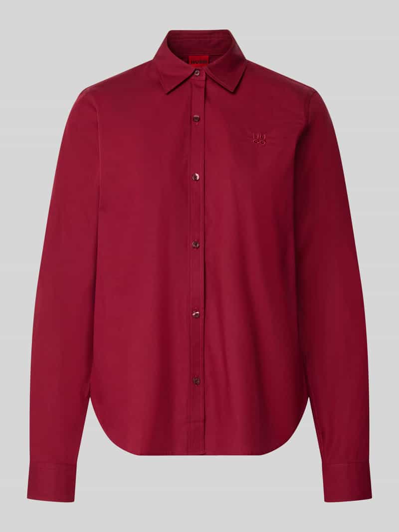 HUGO Regular fit overhemdblouse van puur katoen model 'Essential'