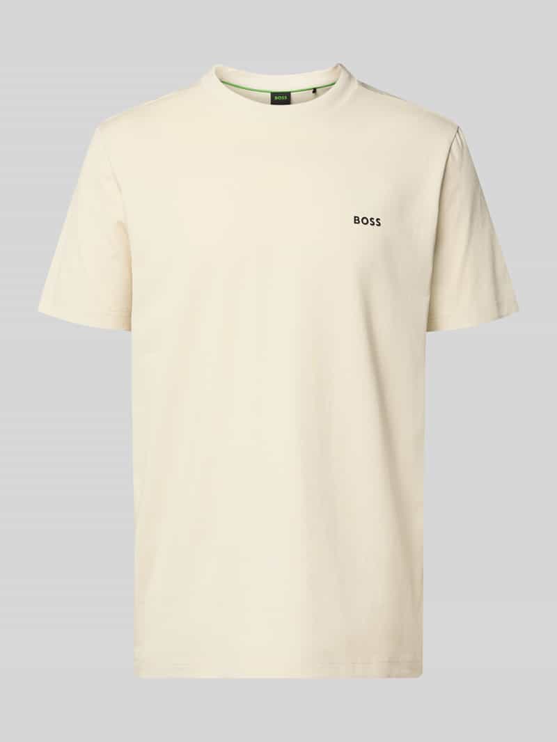 BOSS Green Regular fit T-shirt van katoenmix model 'TEE'