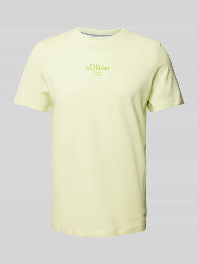 S.Oliver RED LABEL T-shirt met labelprint