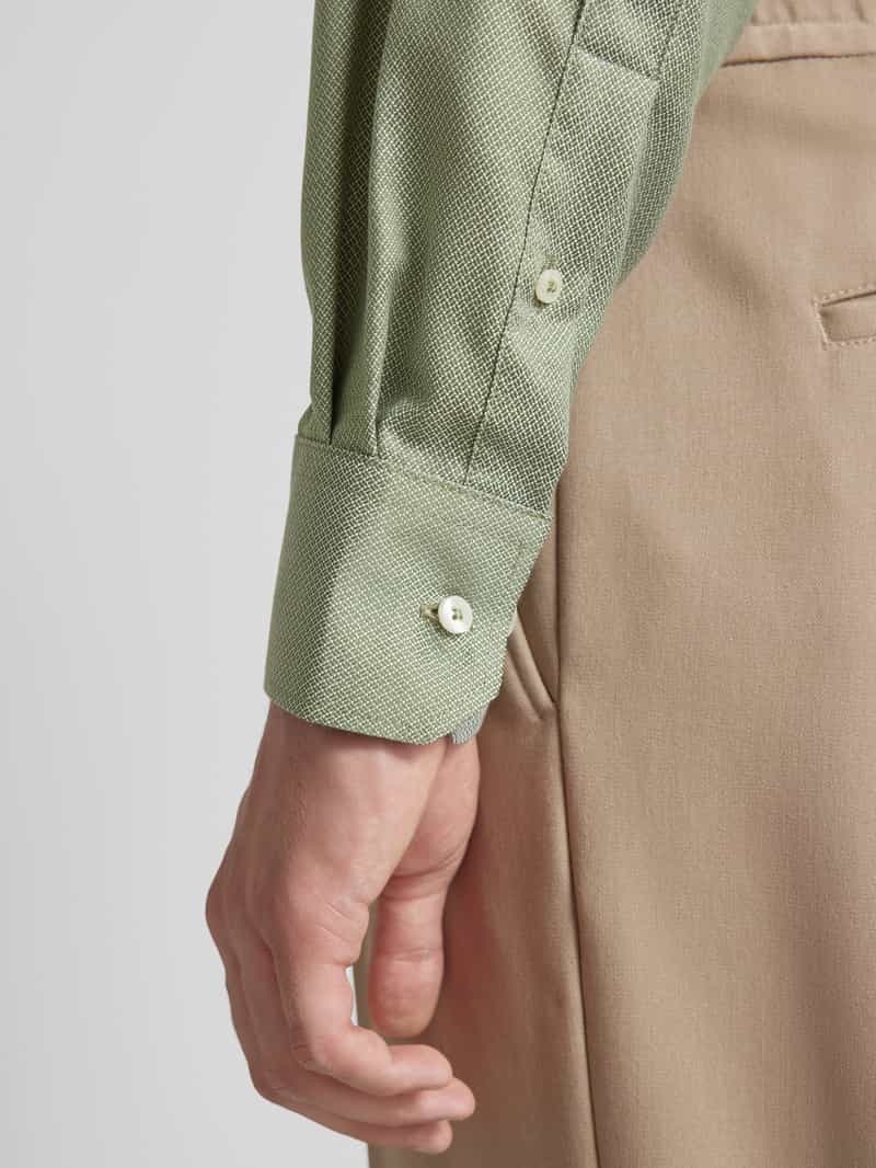 Eterna Comfort fit zakelijk overhemd met borstzak