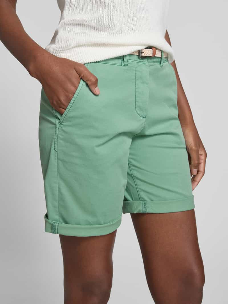 Tom Tailor Regular fit korte chino van katoenmix