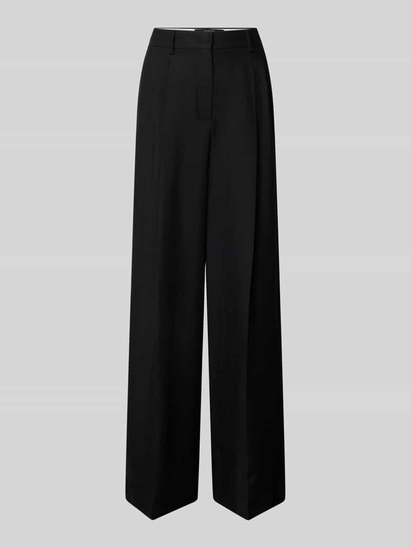 Weekend Max Mara Wide leg bandplooibroek met persplooien model 'VELIERO'