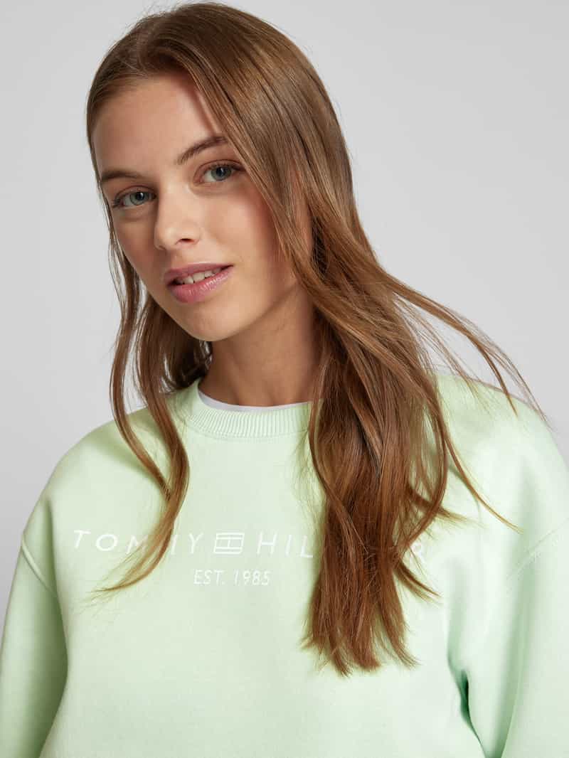 Tommy Hilfiger Sweatshirt van katoenmix