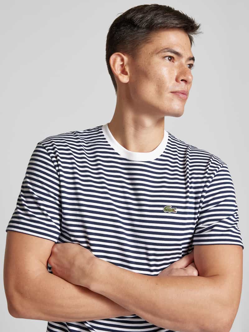 Lacoste T-shirt met labelstitching