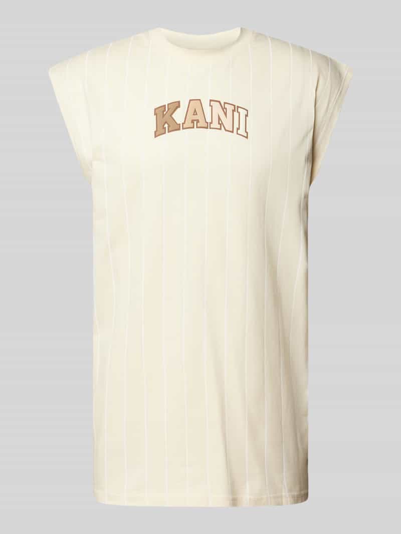 Karl Kani Straight fit tanktop met labelprint model 'SERIF'