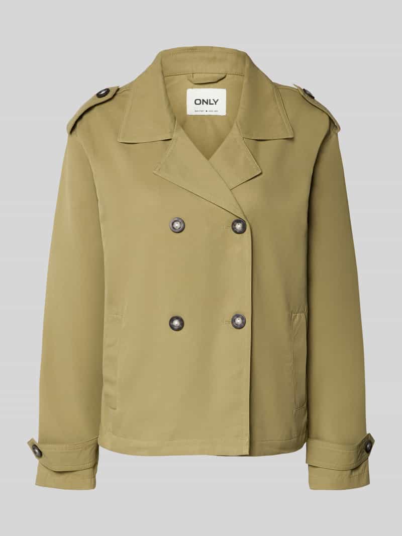 regular fit trenchcoat-jack met reverskraag model 'HANNAH'