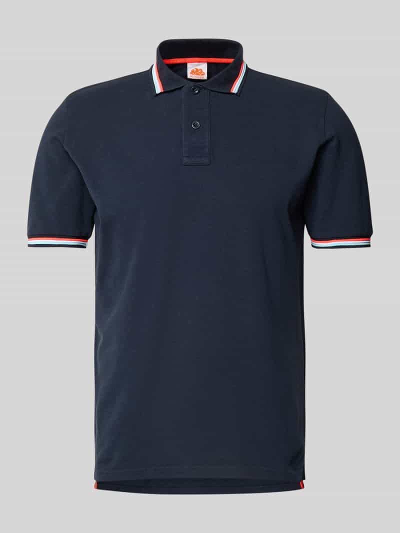 Sundek Poloshirt met korte knoopsluiting model 'Brice'