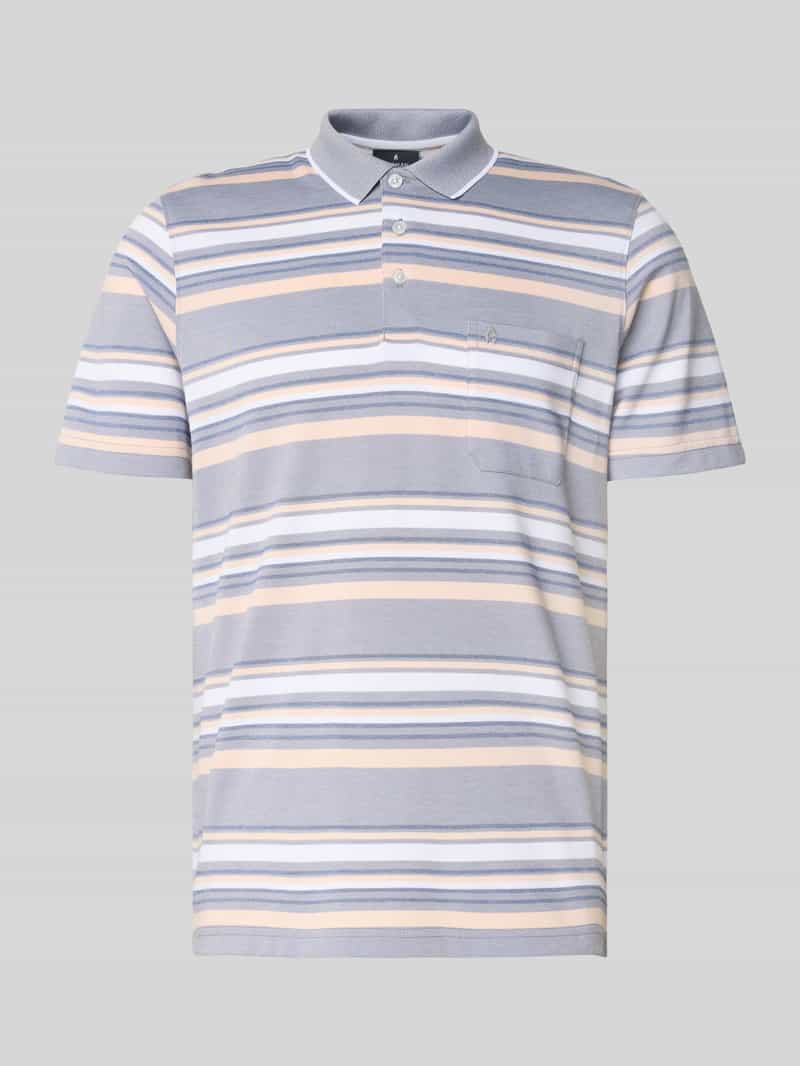 RAGMAN Regular fit poloshirt met borstzak