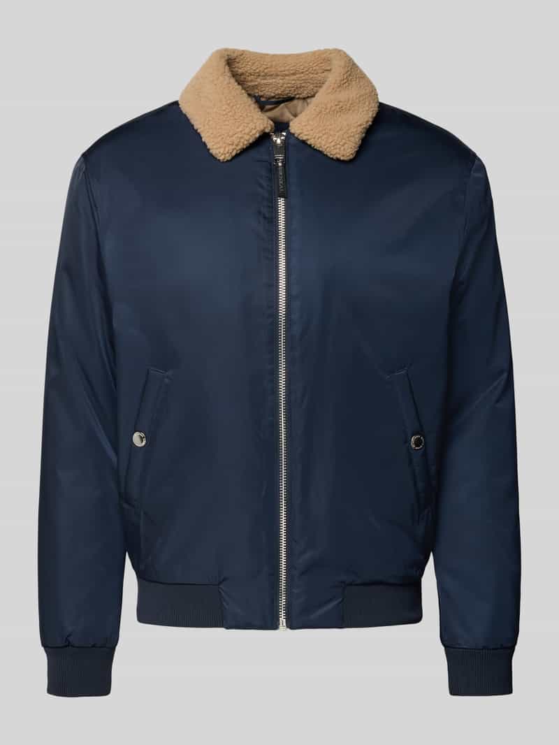 MCNEAL Regular fit jack met platte kraag