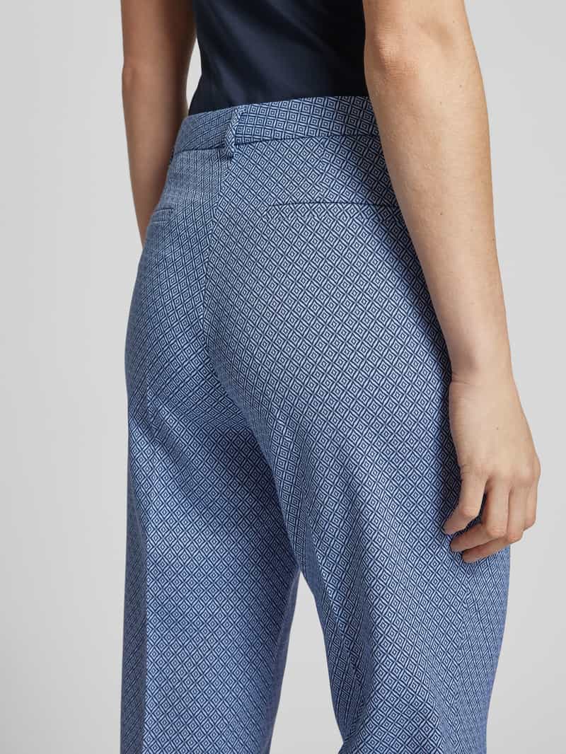 MORE & MORE Regular fit stoffen broek met persplooien