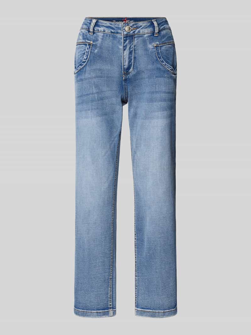 Buena Vista Straight fit jeans met viscose model 'Anna'