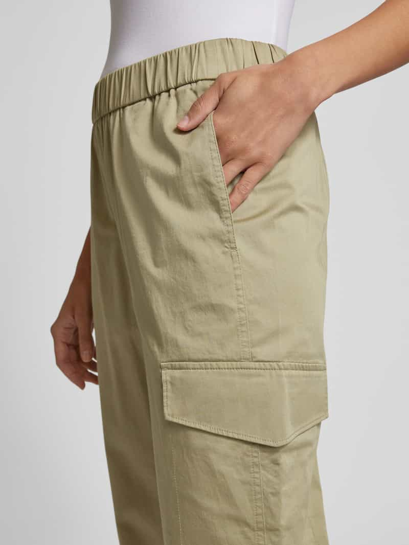 Marc O'Polo Relaxed fit stoffen broek met elastische band