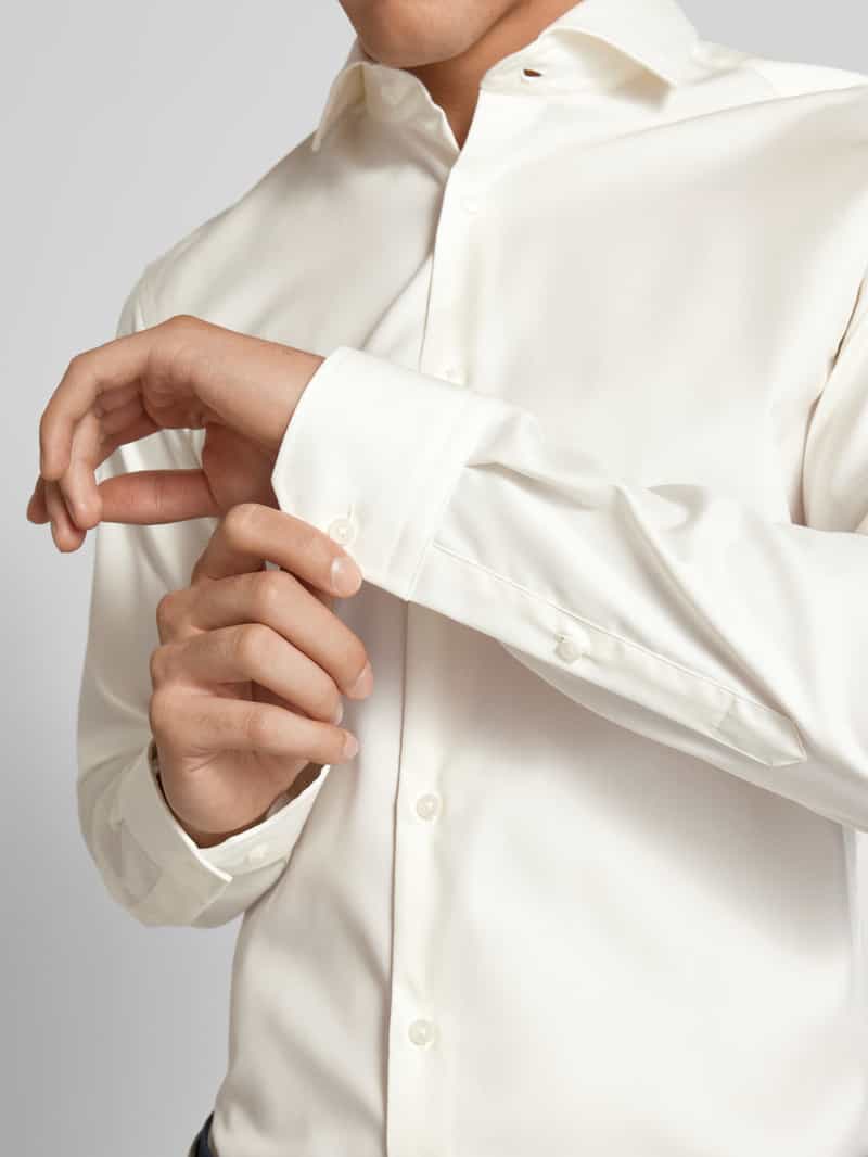 Boss Regular fit zakelijk overhemd met haaikraag model 'Joe'