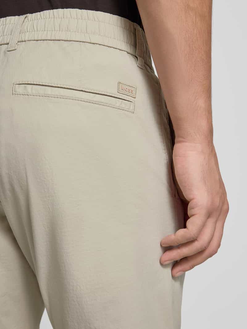 Boss Orange Tapered fit chino van katoenmix