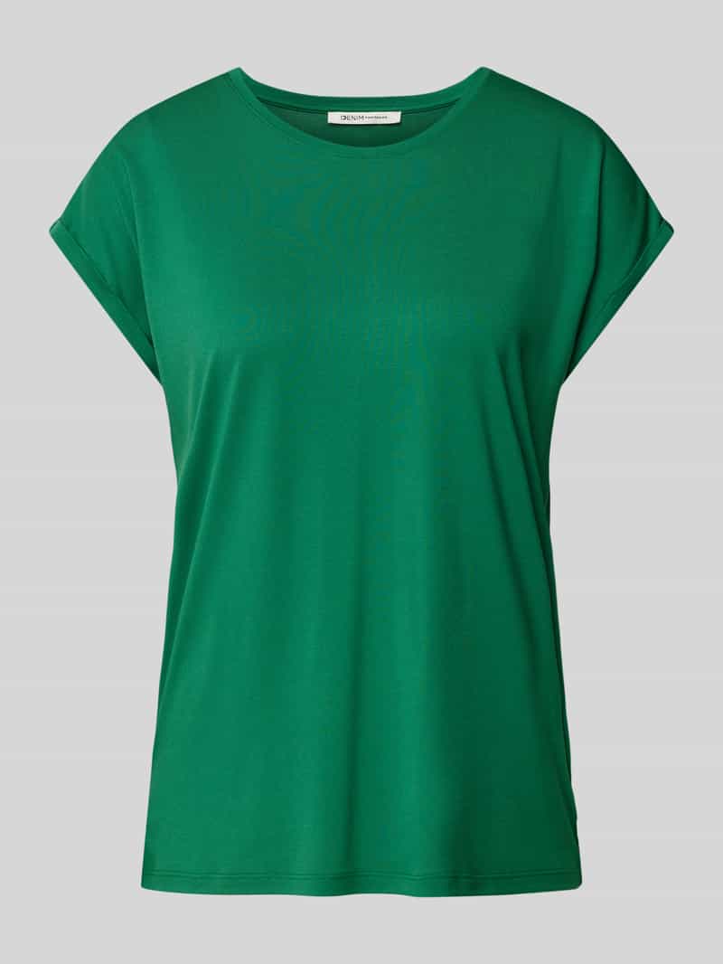 Tom Tailor Denim Loose fit T-shirt van soepele viscosemix