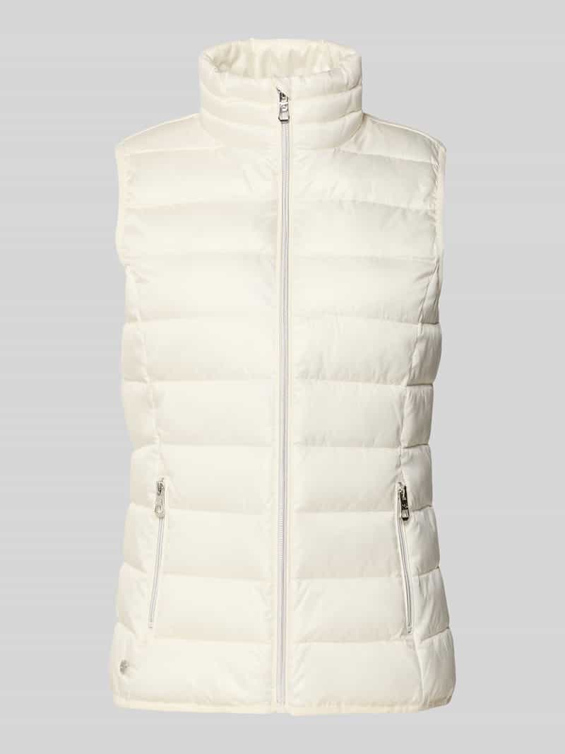 Bodywarmer met opstaande kraag