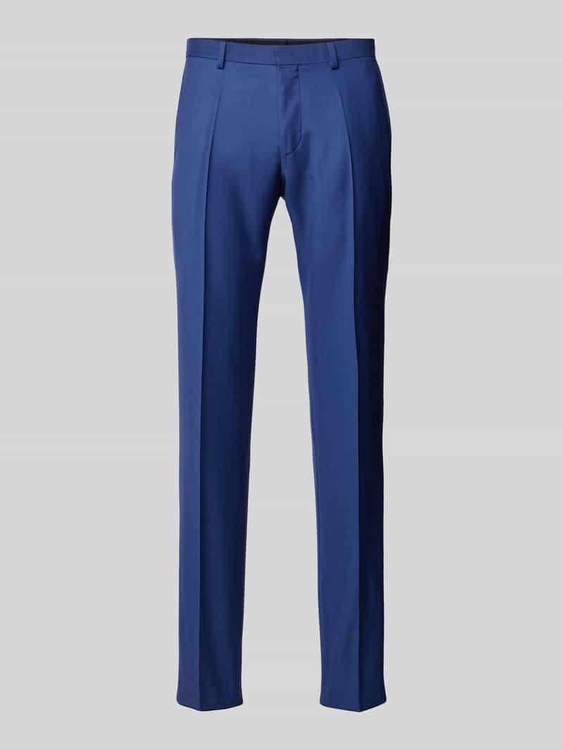 Slim fit pantalon met persplooien Roy Robson