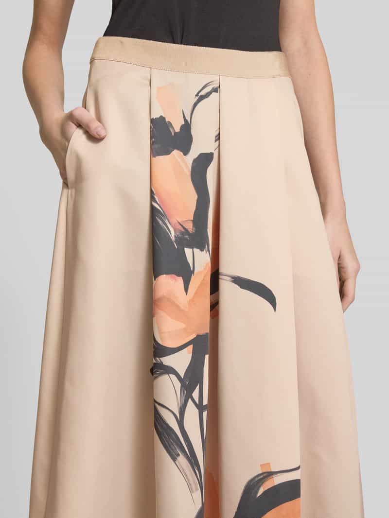 MAX&Co. Midirok met stolpplooien model 'RISATA'