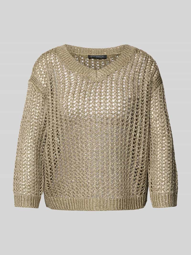 Betty Barclay Gebreide pullover met V-hals