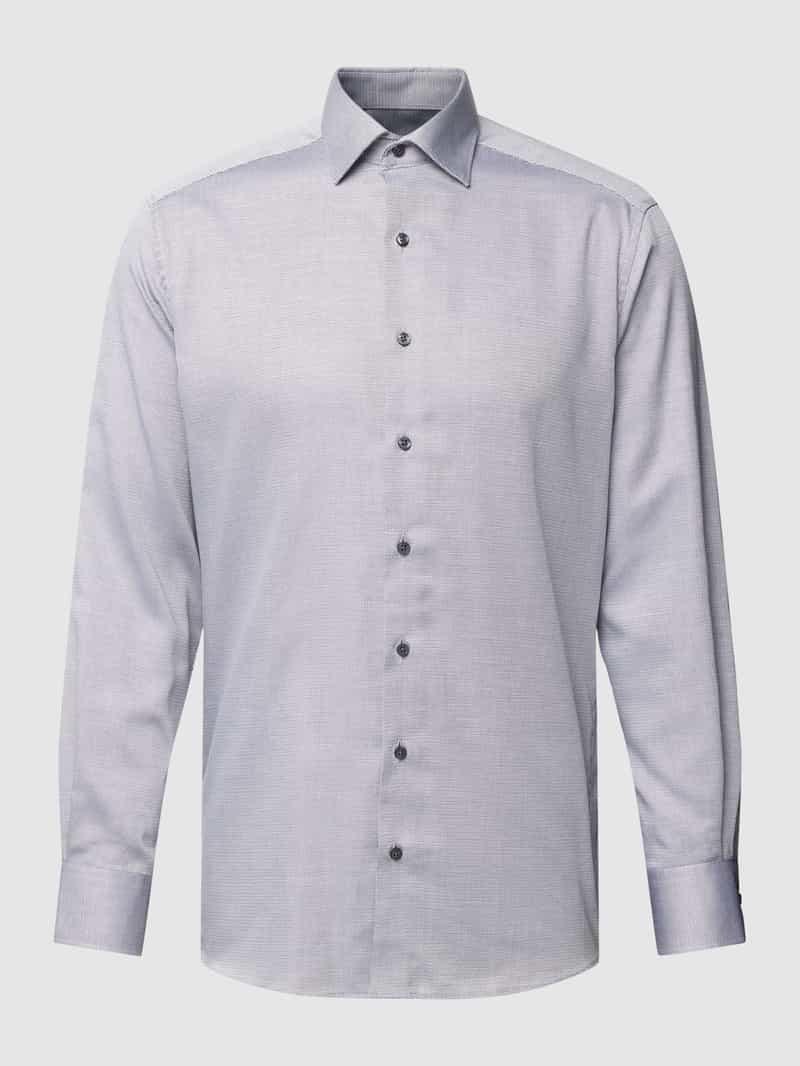 Eterna Modern fit zakelijk overhemd met all-over motief