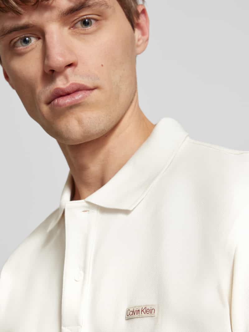 Calvin Klein Jeans Poloshirt met labelpatch