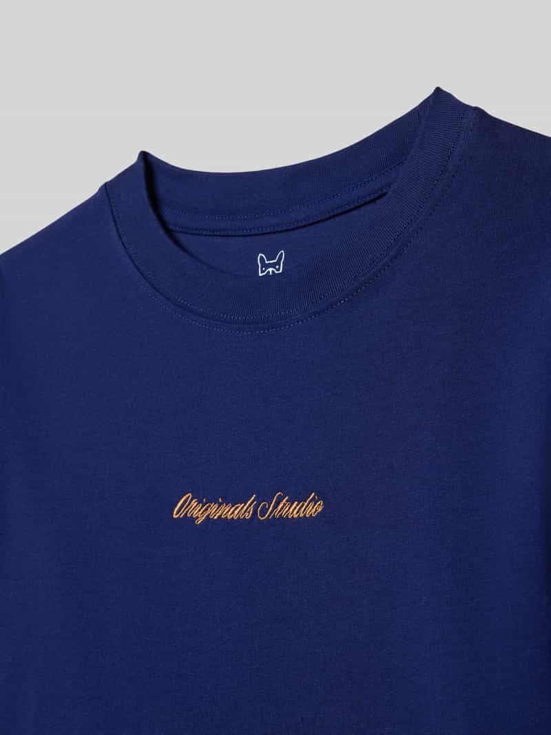 jack & jones Sweatshirt met labelstitching model 'NORREBRO'