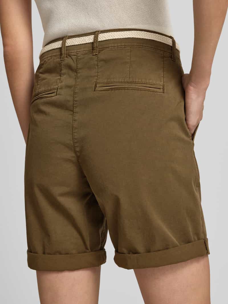 Tom Tailor Regular fit korte chino van katoenmix