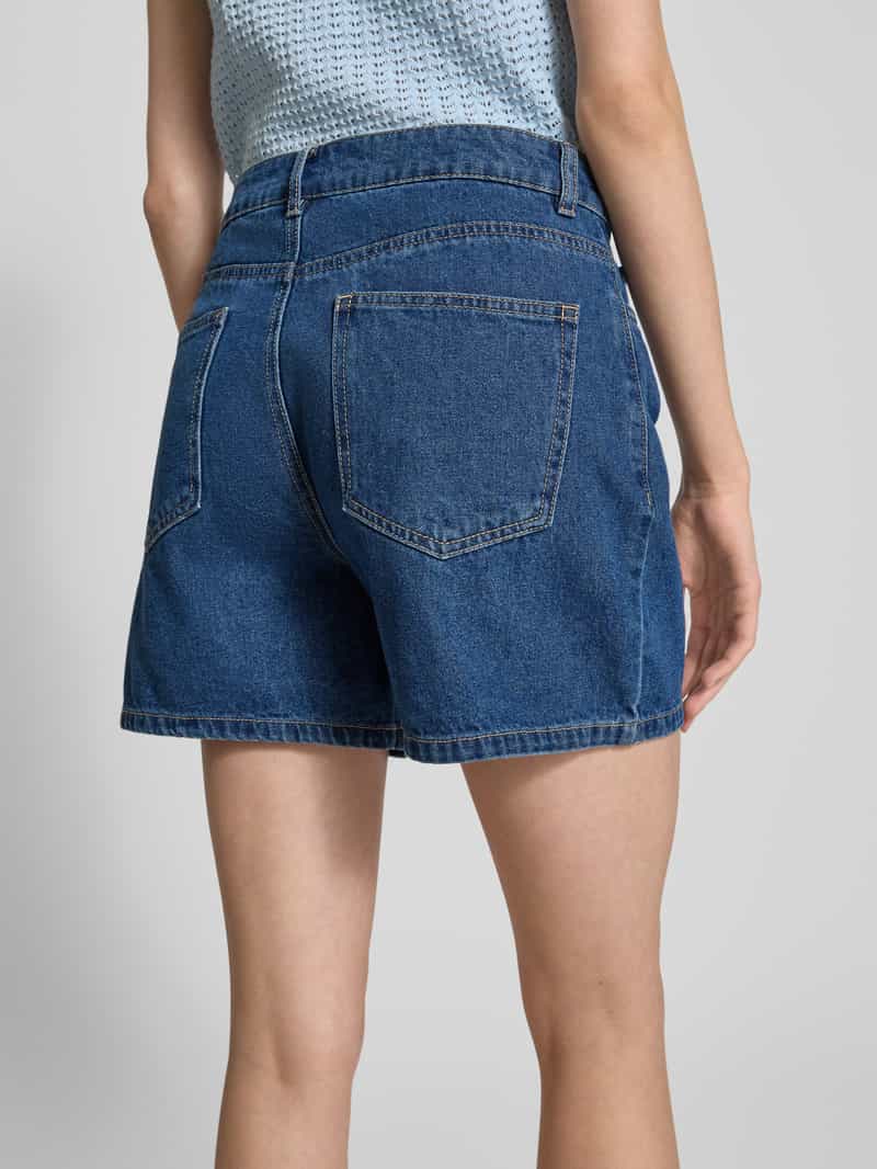Pieces Regular fit korte jeans van katoenmix model 'ABBI'