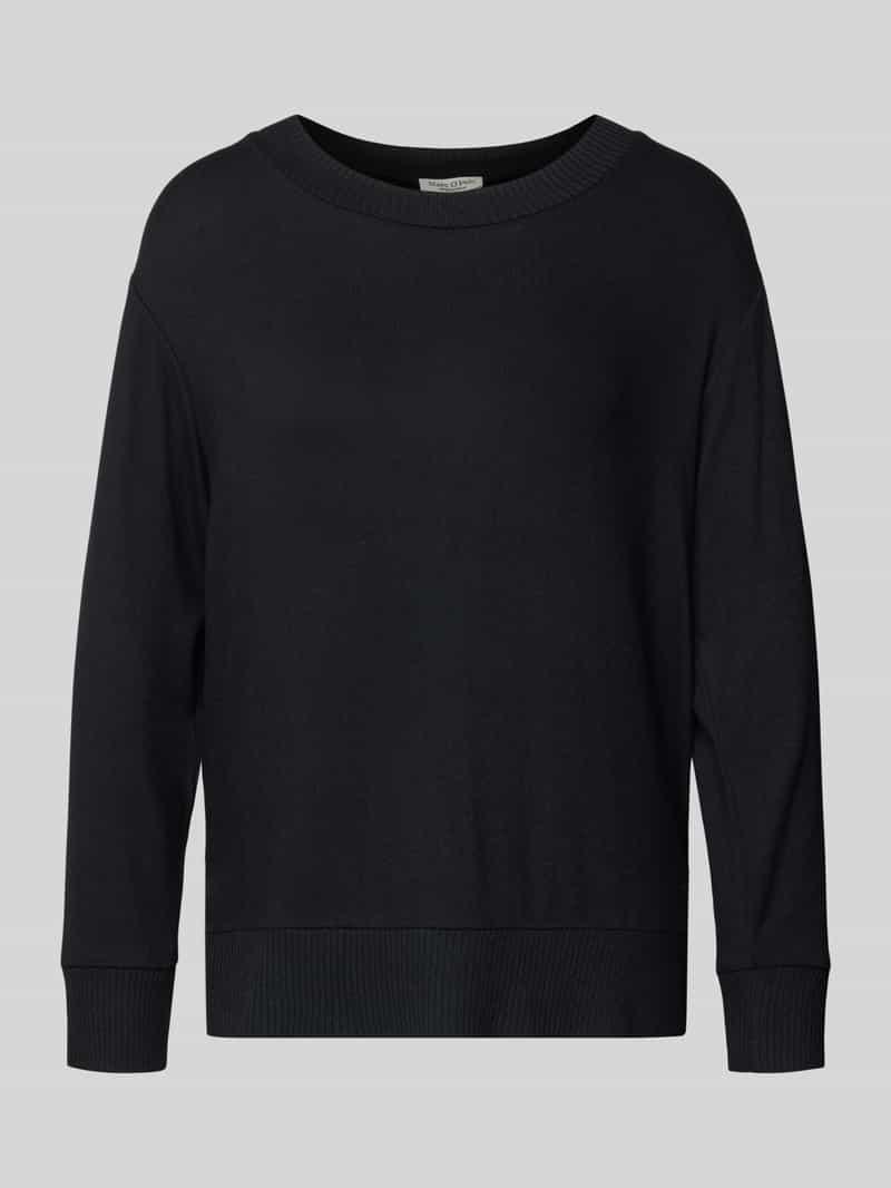 Marc O'Polo Regular fit shirt met lange mouwen en ribboorden