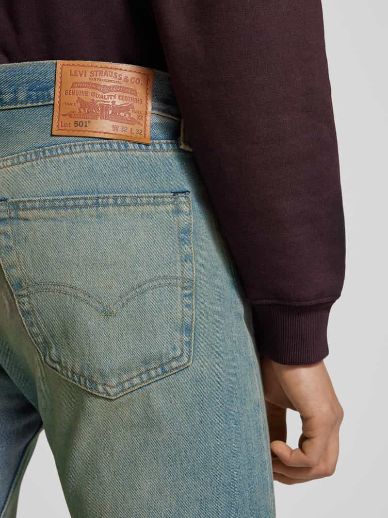 Levi's Straight fit jeans in 5-pocketmodel model '501'