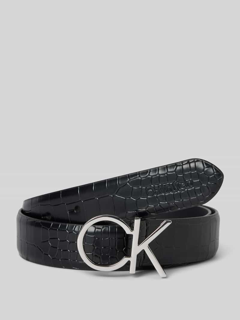 CK Calvin Klein Riem met labelapplicatie en pinsluiting