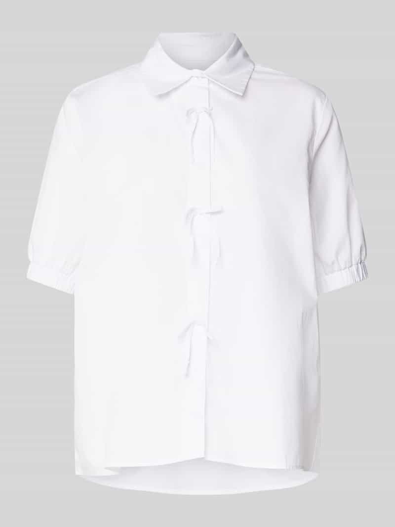 milano italy Regular fit overhemdblosue met 1 2-mouwen