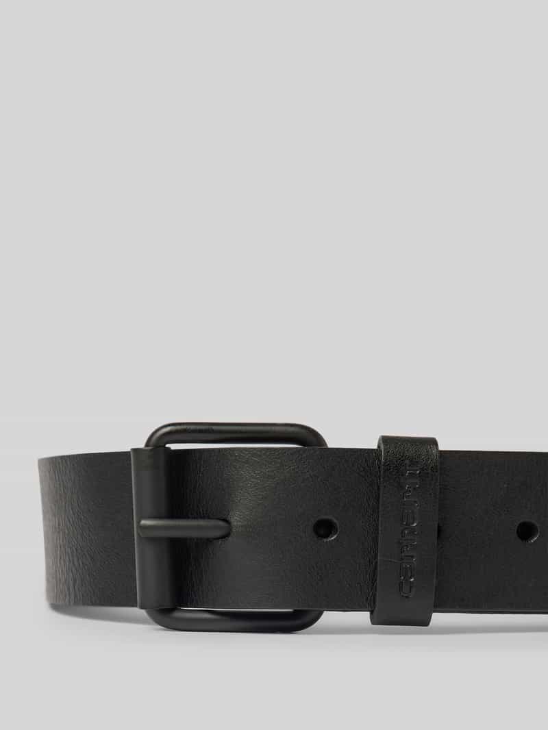 Carhartt Work In Progress Leren riem met doornsluiting model 'Script'